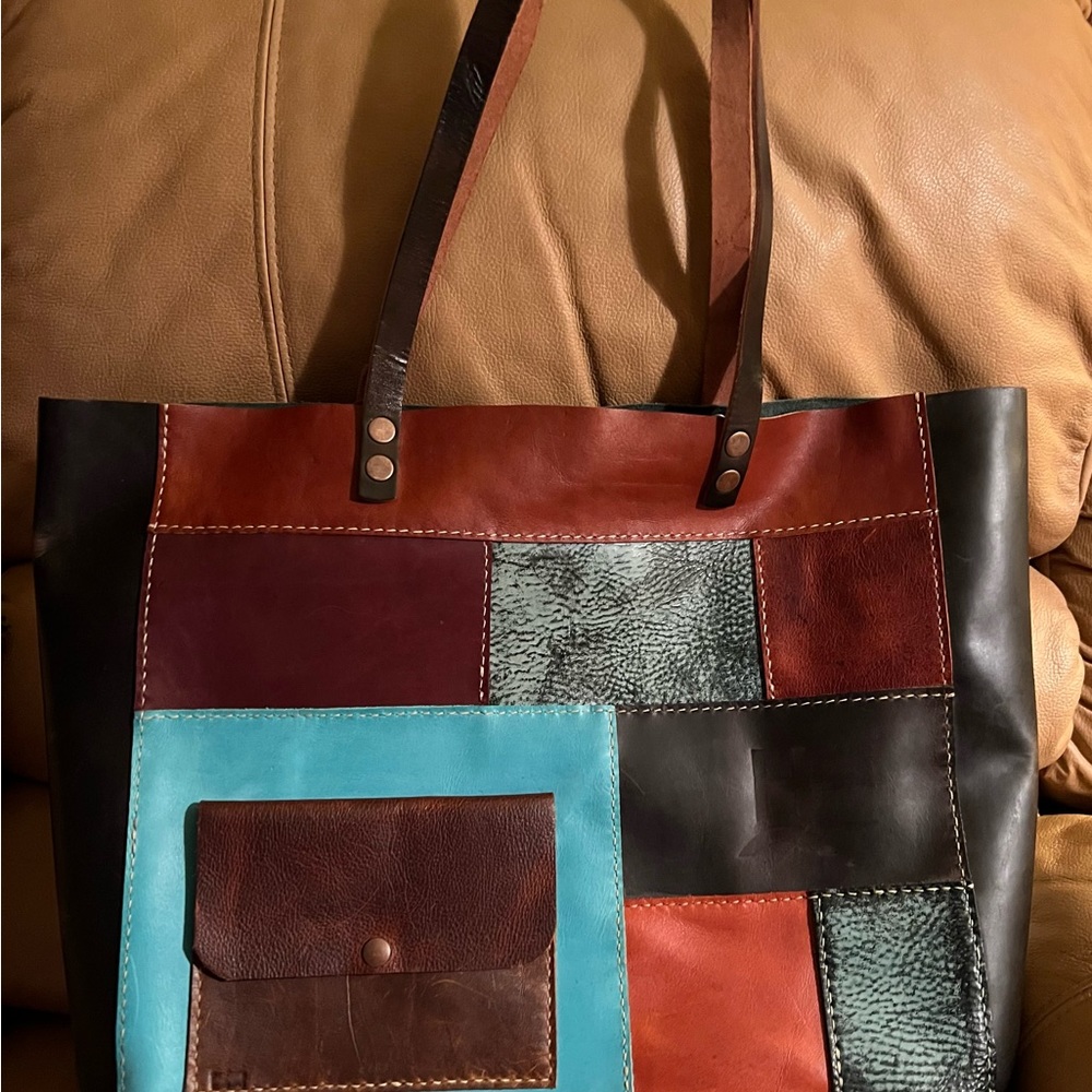 Leather Handbag tote